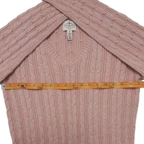 St Johns Bay V Neck Fitted Sweater Womens Medium - Picture 7 of 9